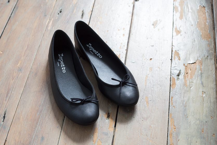 low vamp ballet flats