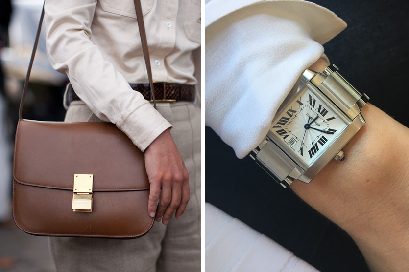 Long term wishlist Céline box bag Cartier tank watch